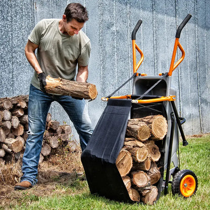 Aerocart Wheelbarrow Firewood Carrier
