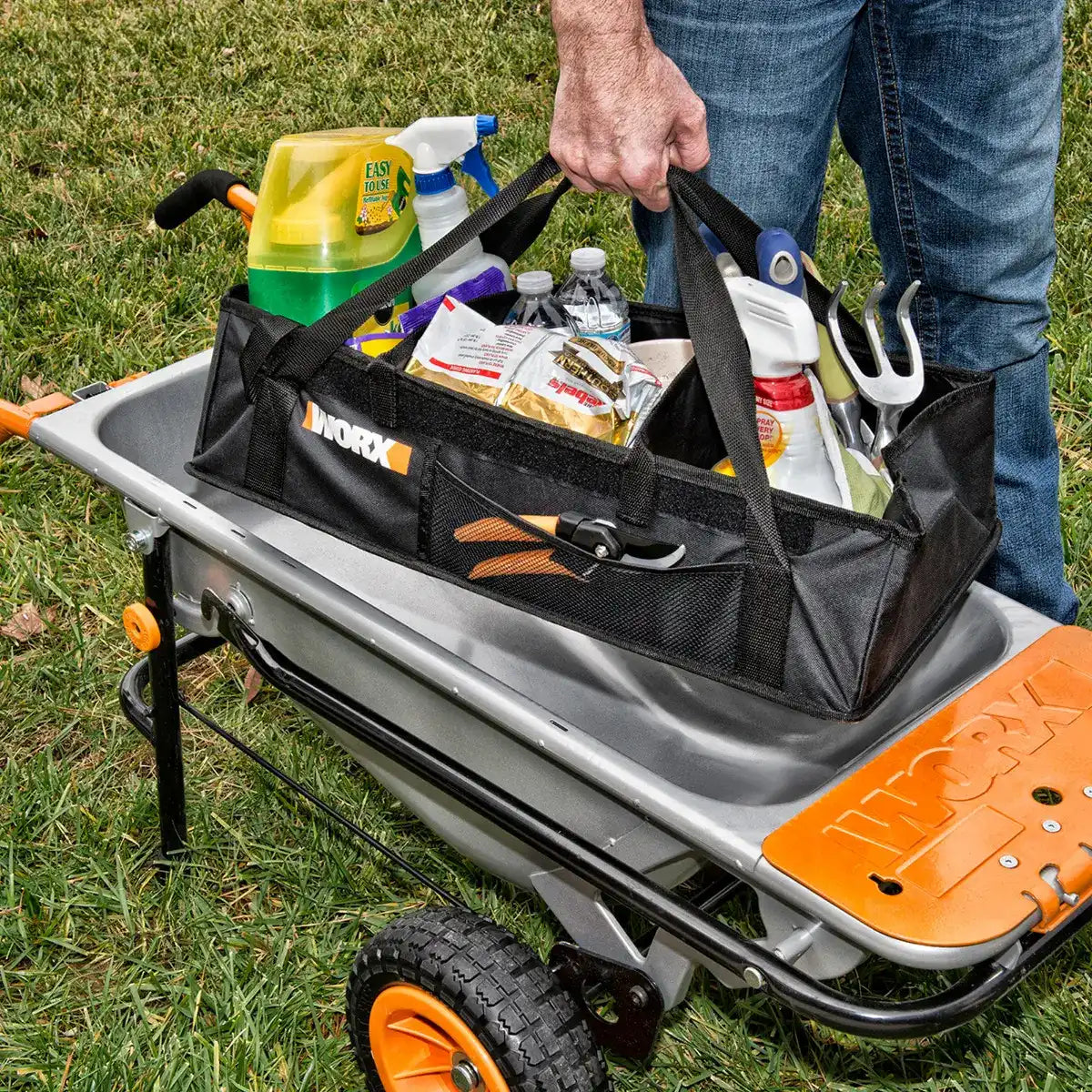 Aerocart Wheelbarrow Tub Organizer